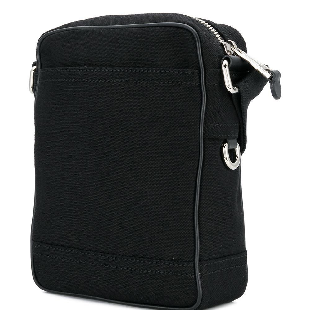 MOSCHINO BLACK COUTURE MESSENGER BAG ❤️❤️❤️SOLD❤️ - Picture 2 of 14